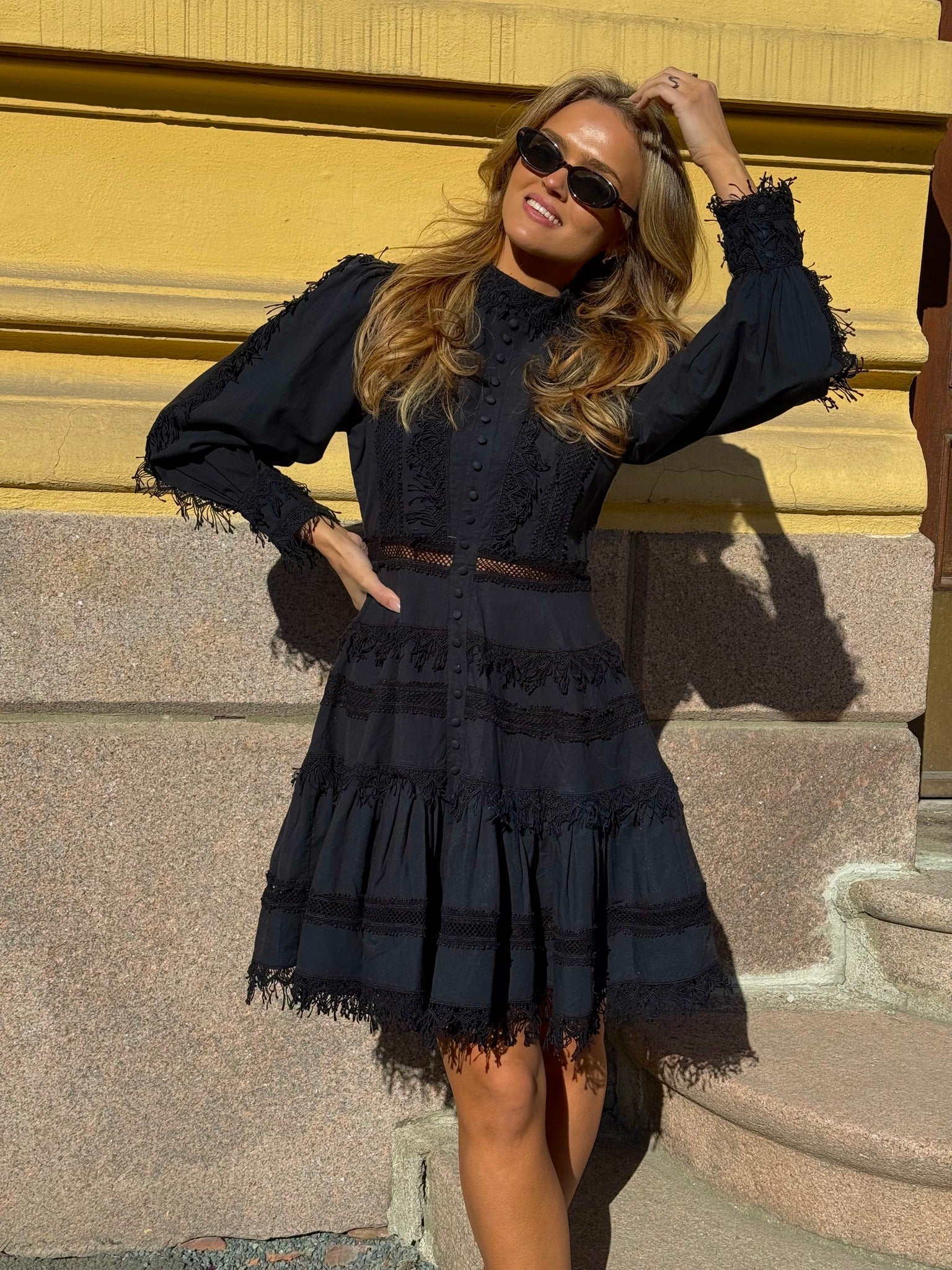 SLFSILJA Short Dress - Black